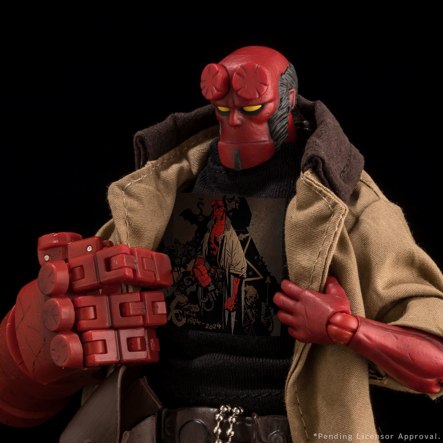 1/12 Scale 30th Anniversary Hellboy Action Figure by 1000toys
