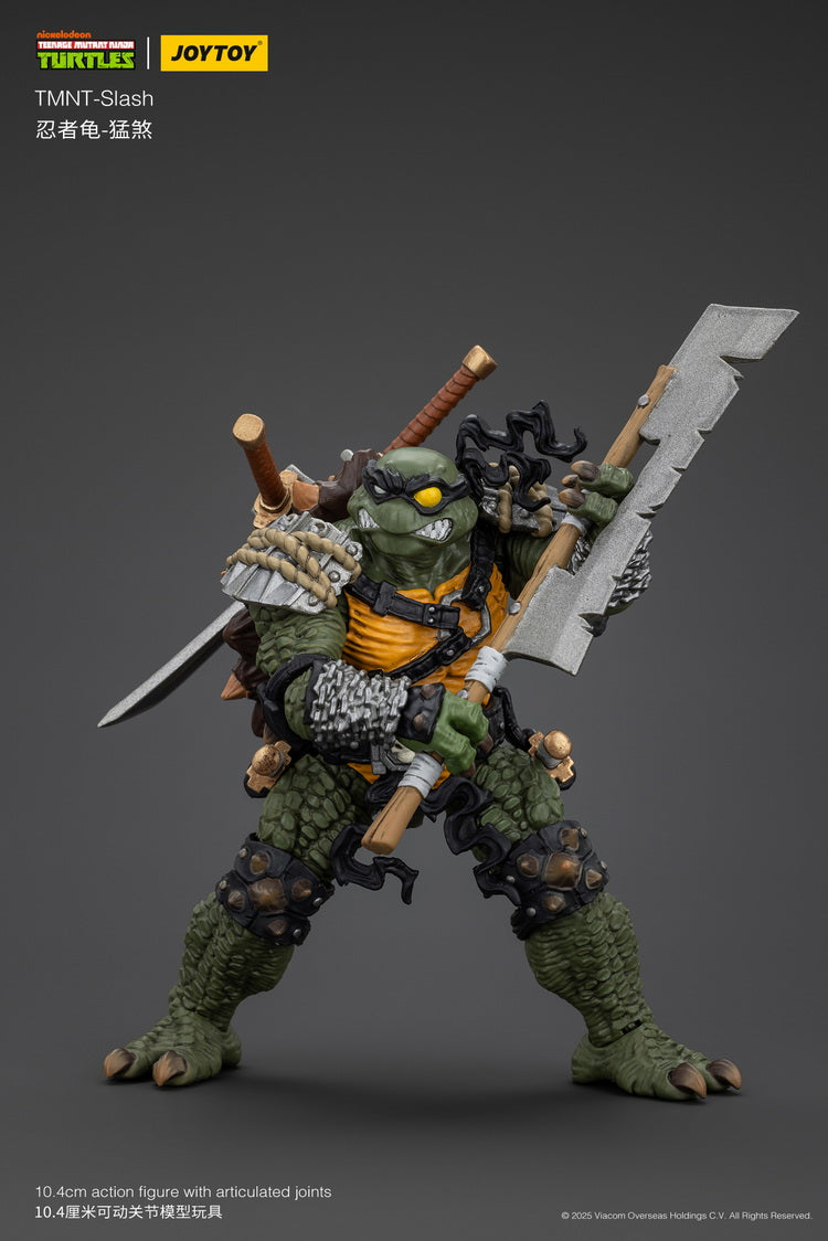 Pre - order JoyToy 1/18 Scale Teenage Mutant Ninja Turtles Slash Action Figure