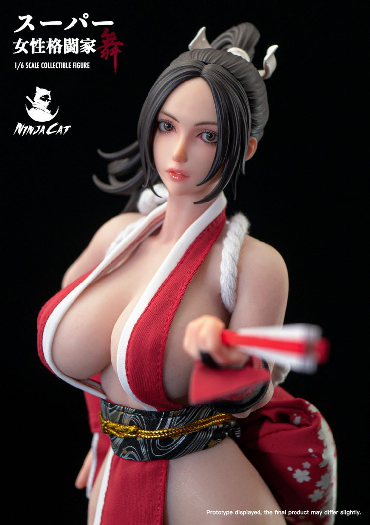 Pre - order 1/6 Scale Female Action Figure: Ninja Cat N001 Female Fighter Mai