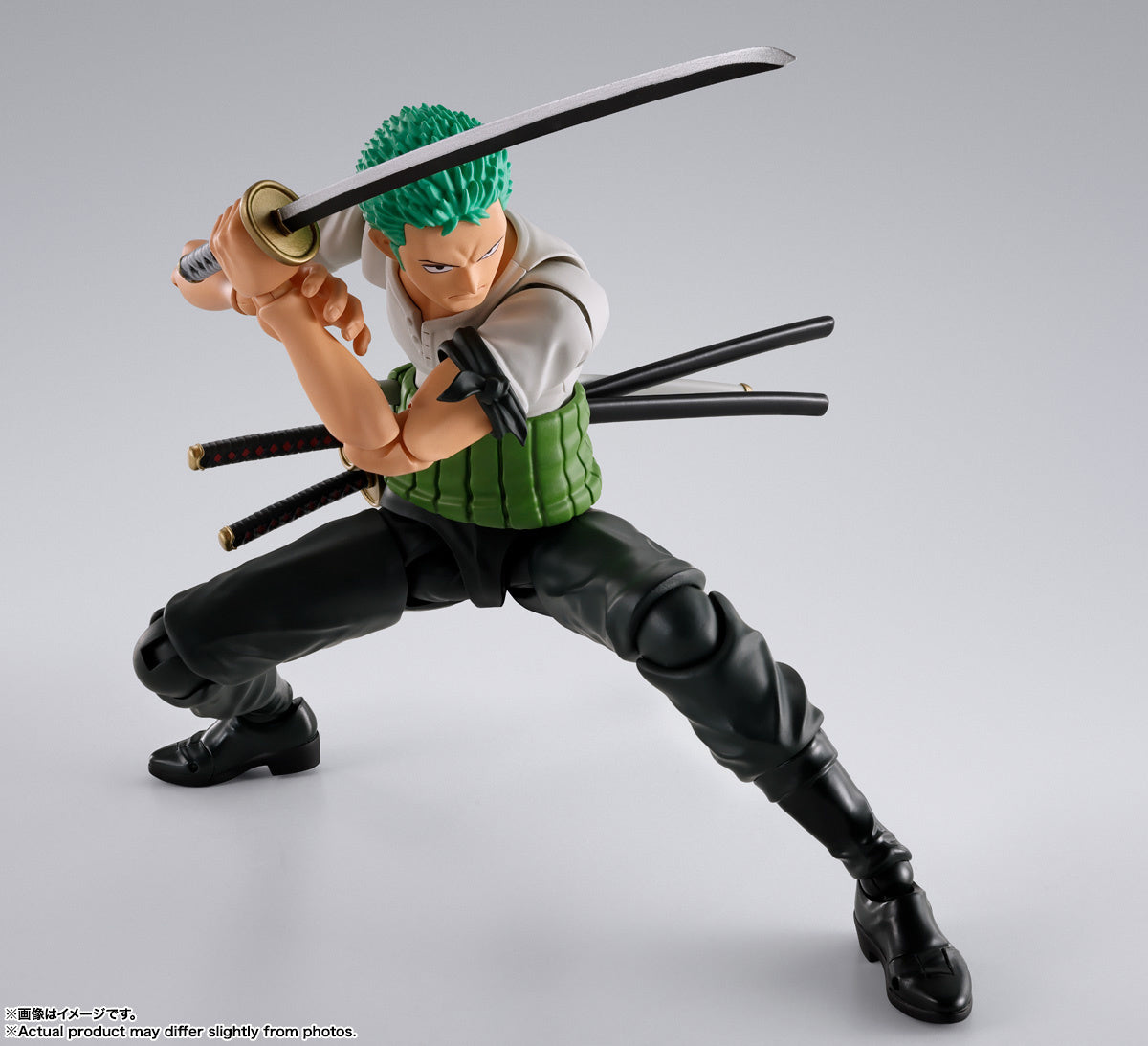 Pre - Order Bandai S.H.Figuarts Action Figure of Roronoa Zoro from 'One Piece' in the 'Romance Dawn' Saga