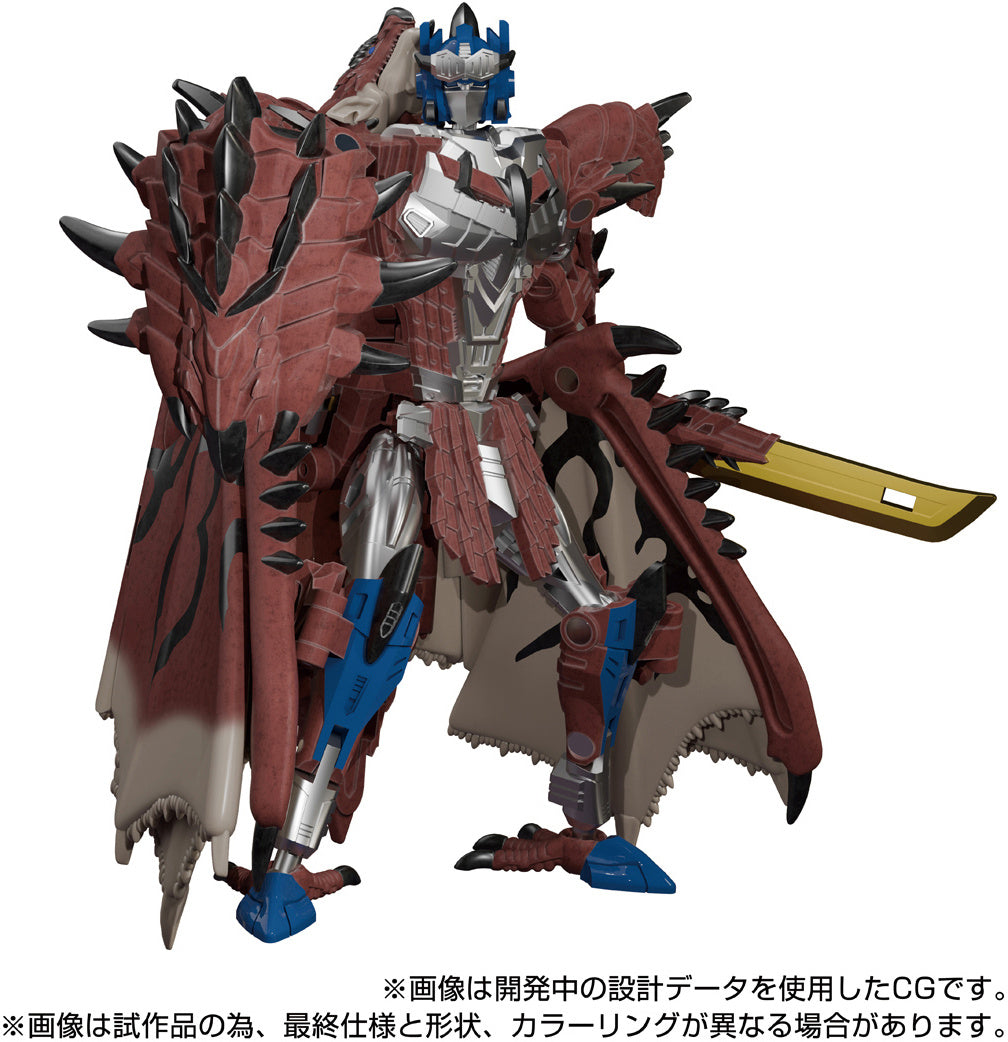 [PREORDER] Monster Hunter x Transformers: Liolaeus (Rathalos) Optimus Prime Action Figure