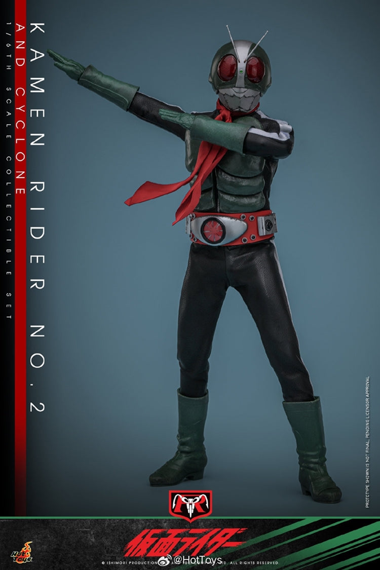 Preorder HotToys 1/6 Scale Kamen Rider Nigou with LED & Cyclone Motorcycle