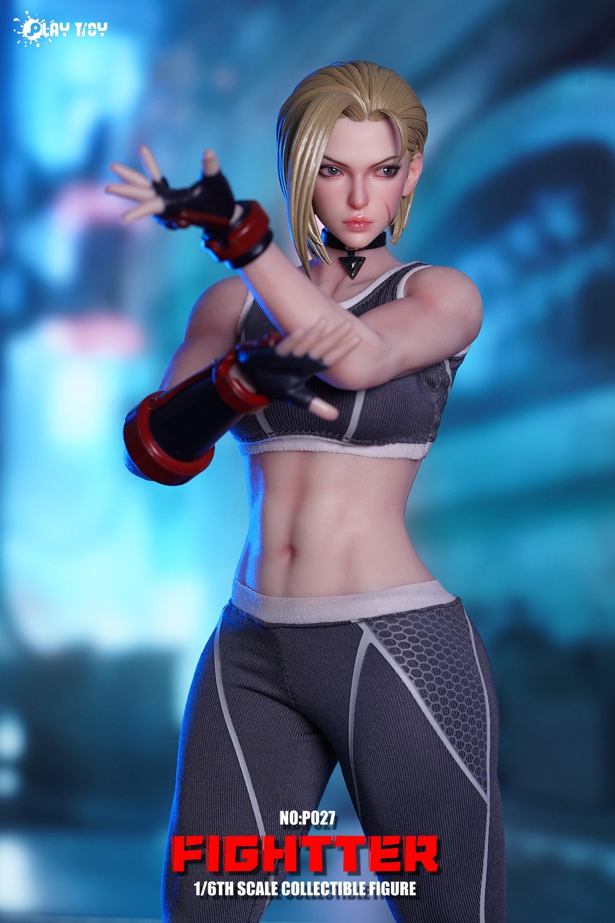 [PREORDER] 6th Gen PlayToy P027 - Poseable Fighting Female Warrior Action Figure