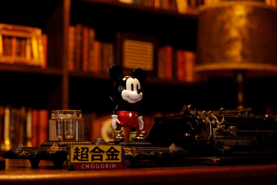 Bandai Chogokin Super Transformable Mickey Mouse Figure Designed by Renowned Mechanical Designer Kunio Okawara