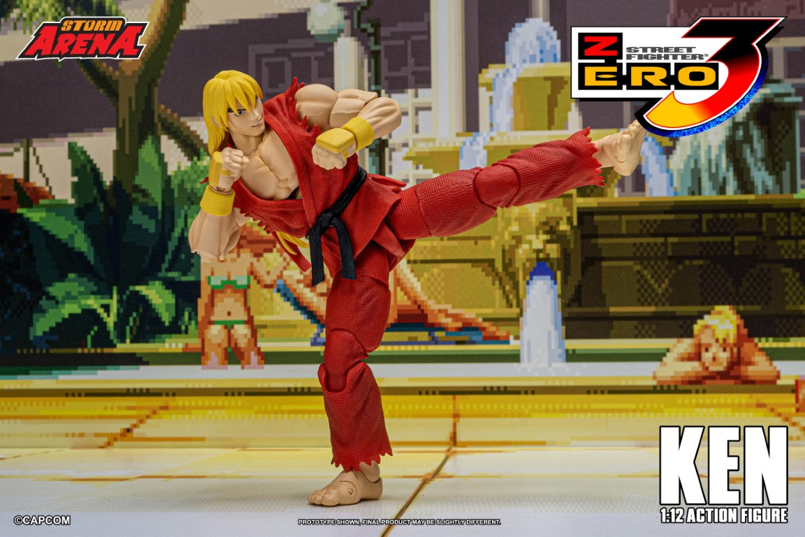Pre - order Collectible Street Fighter Zero 3 Action Figure of Storm Arena Ken