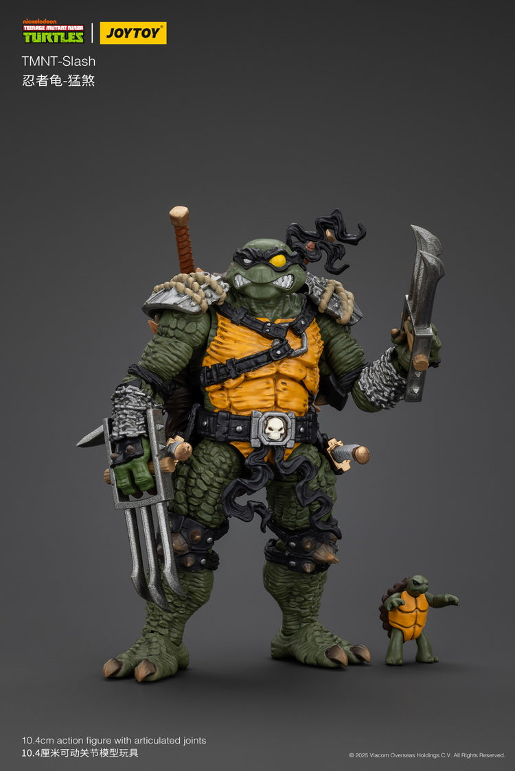 Pre - order JoyToy 1/18 Scale Teenage Mutant Ninja Turtles Slash Action Figure