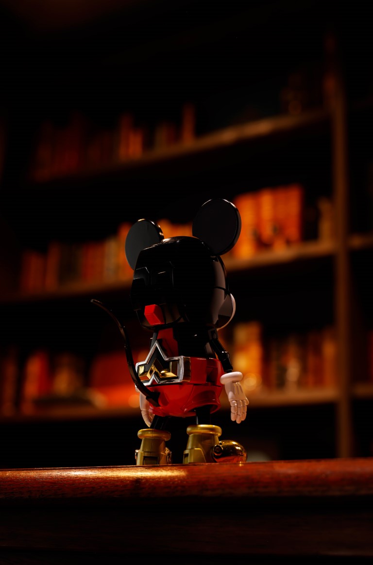 Bandai Chogokin Super Transformable Mickey Mouse Figure Designed by Renowned Mechanical Designer Kunio Okawara