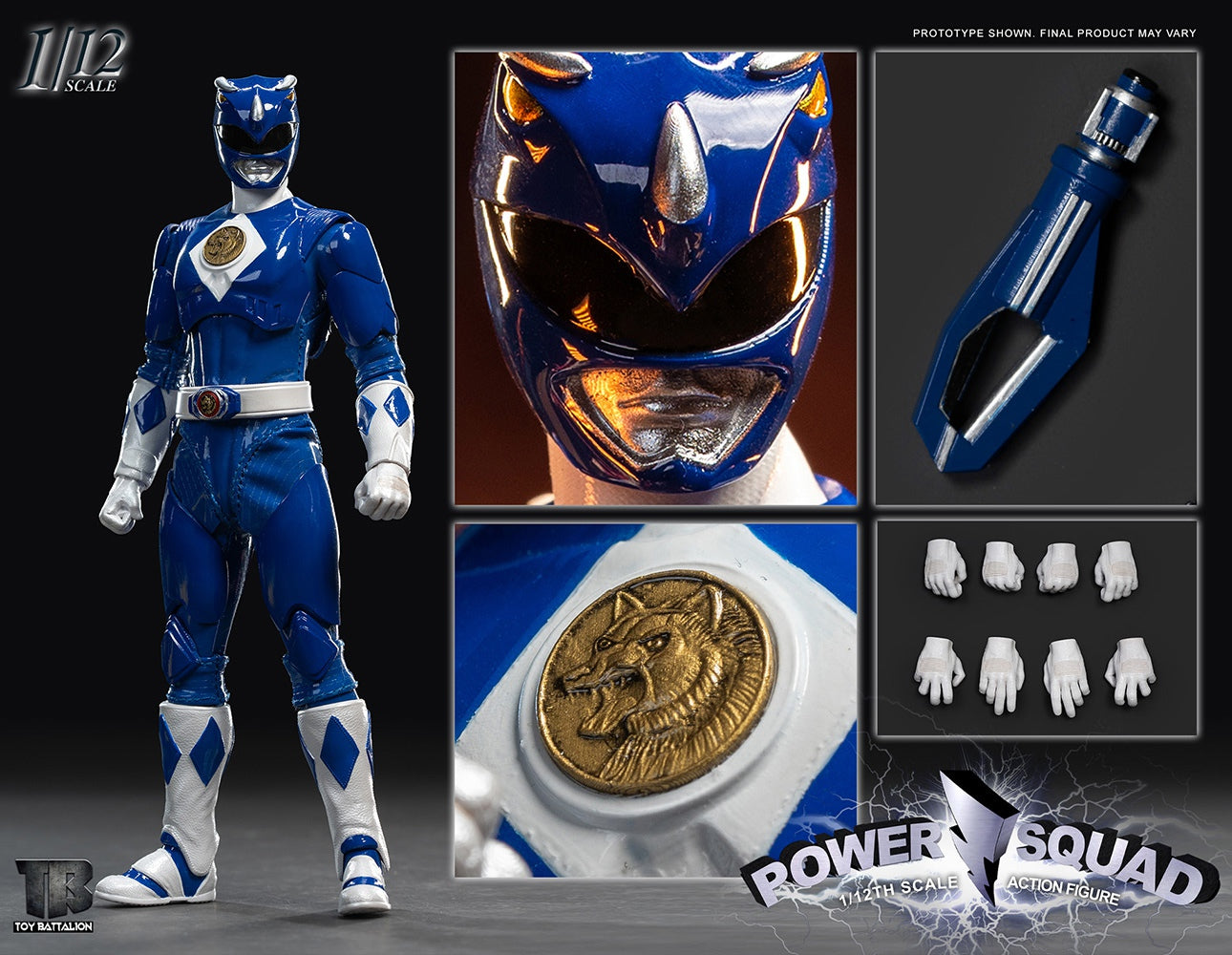 PREORDER: Toys Battalion TB020 1/12 Scale Power Squad Action Figures Set