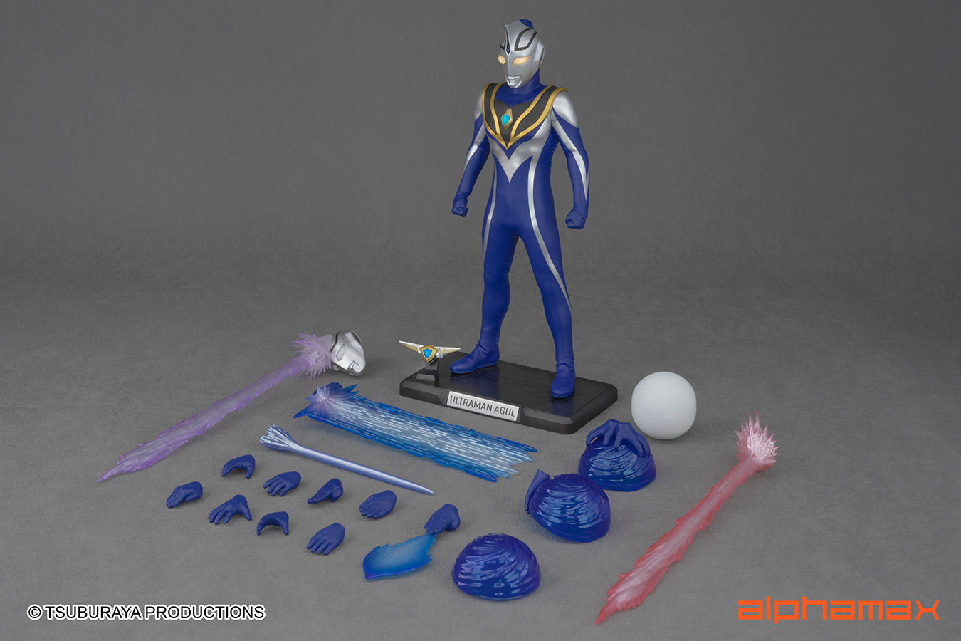 Pre - order: Alphamax 6.5 - inch Poseable Ultraman Agul V2 Action Figure