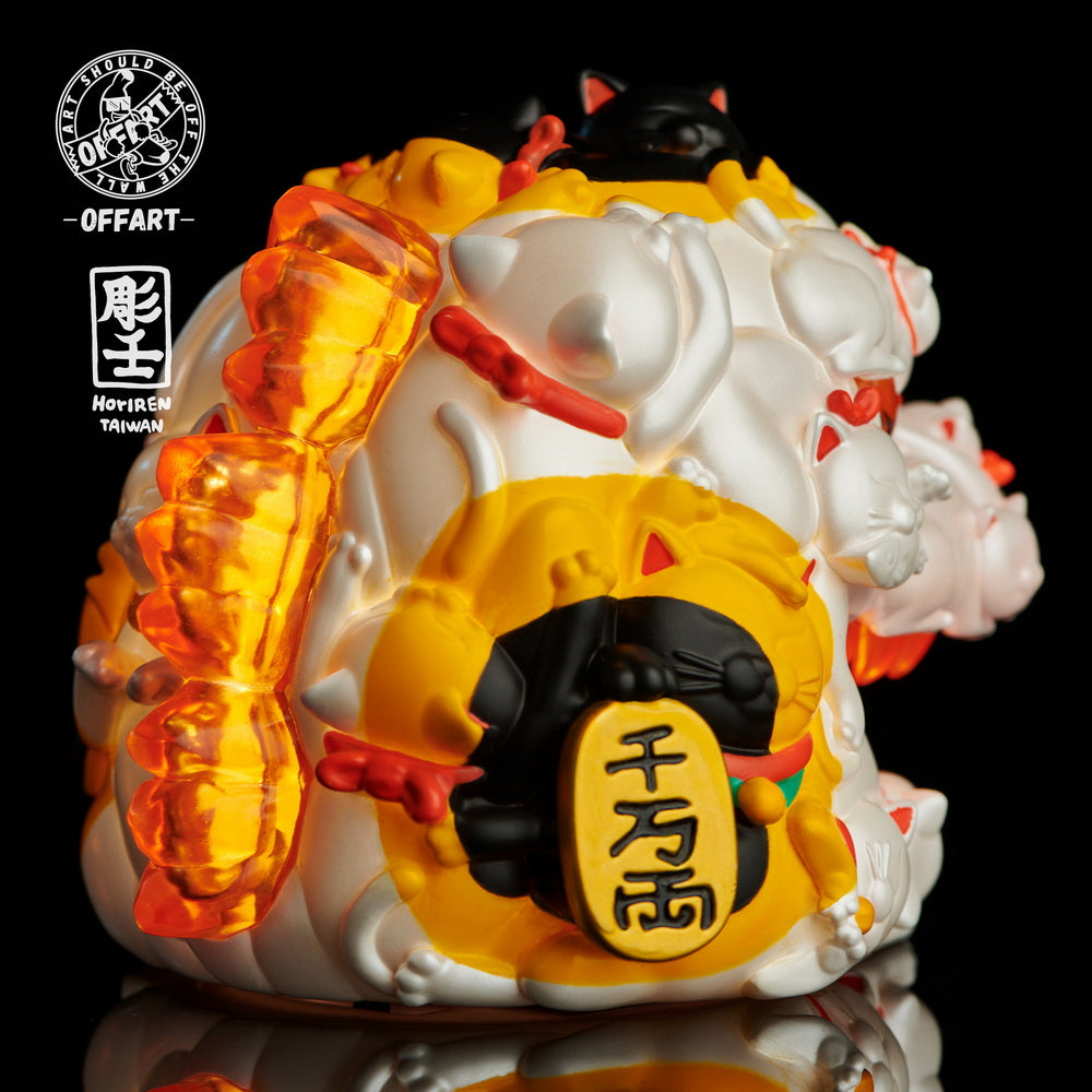 Pre - order Hundred Cats Red Lotus Lucky Mini Edition 5 - inch Vinyl Figure