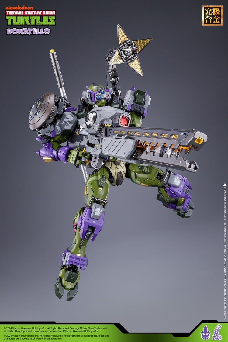 Heatboys TMNT HB0015 Donatello Mecha with Innovative Shell - Ejecting Sniper