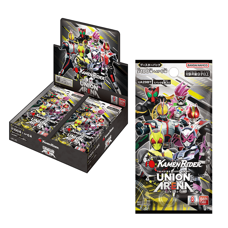 Exclusive UNION ARENA Kamen Rider Booster Box with Multiple Card Rarities