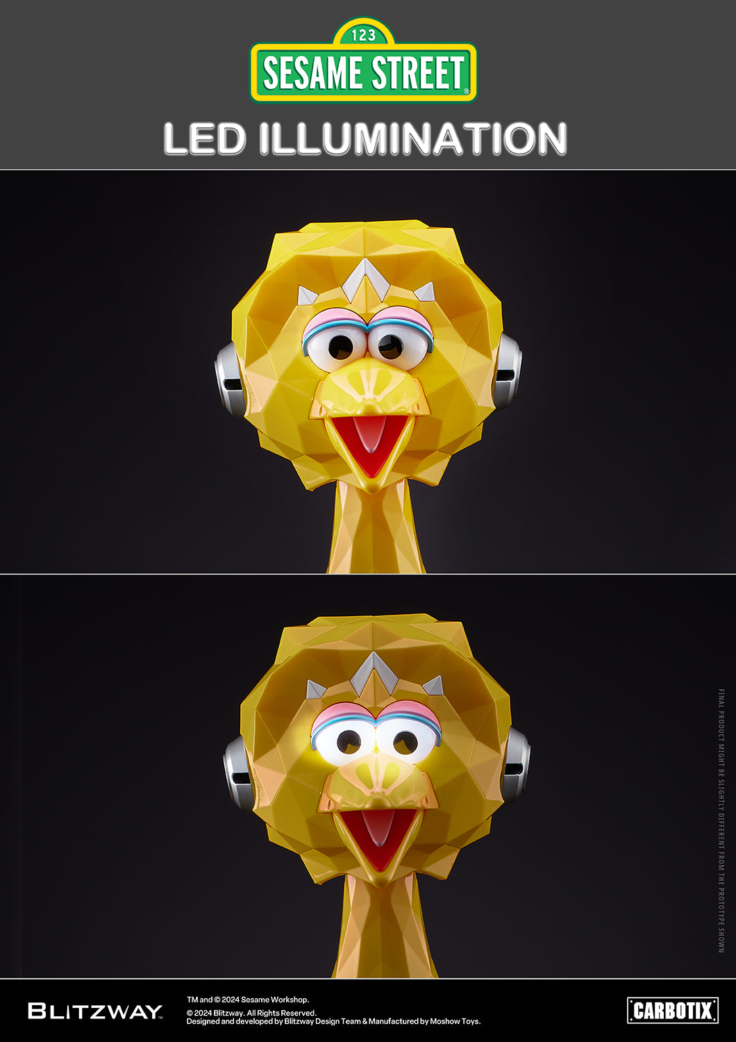 PREORDER: CARBOTIX Lifelike Big Bird from Sesame Street