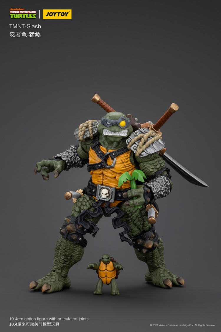 Pre - order JoyToy 1/18 Scale Teenage Mutant Ninja Turtles Slash Action Figure