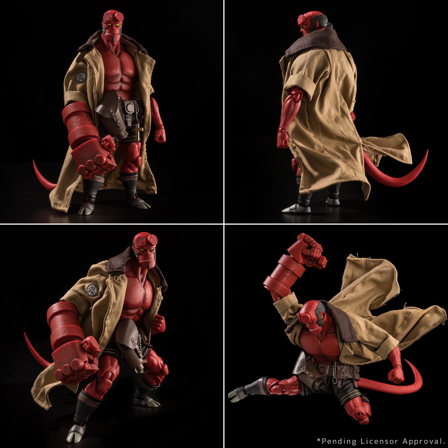 1/12 Scale 30th Anniversary Hellboy Action Figure by 1000toys