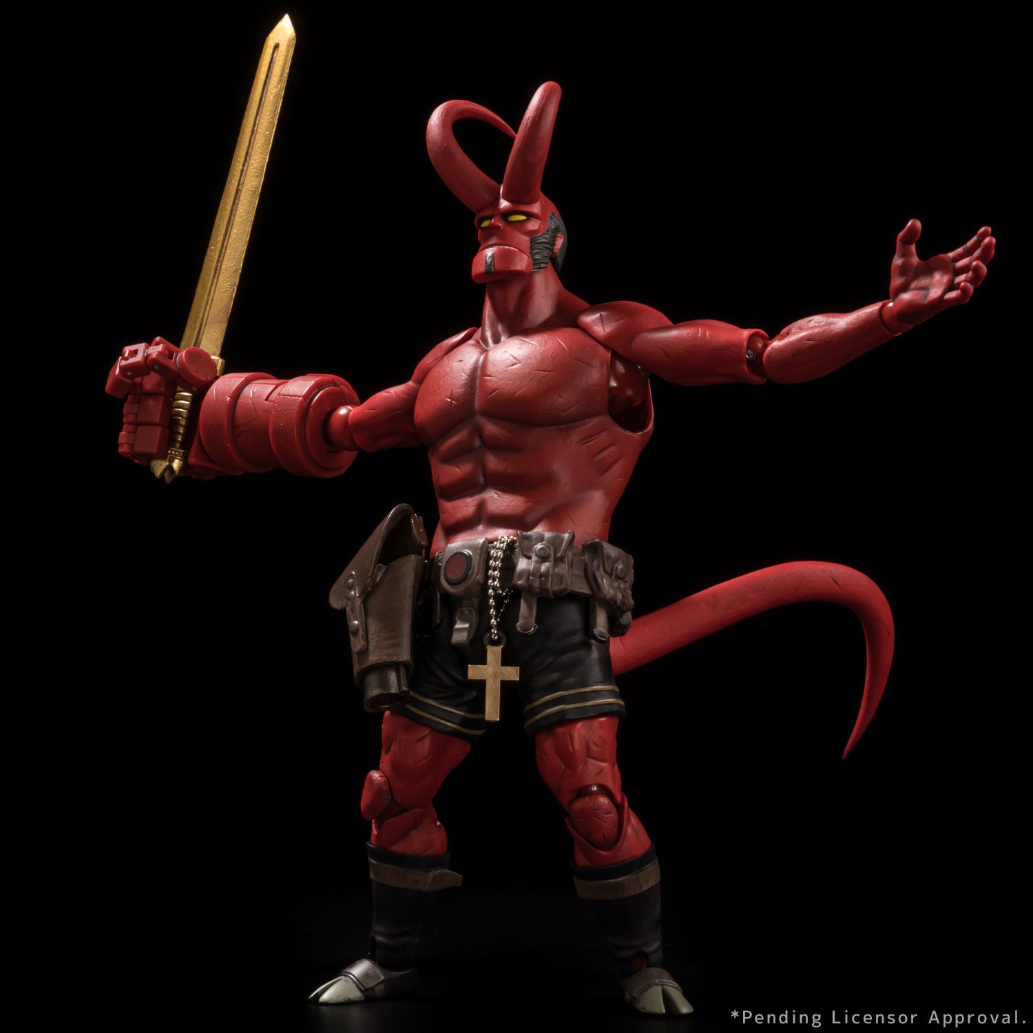 1/12 Scale 30th Anniversary Hellboy Action Figure by 1000toys