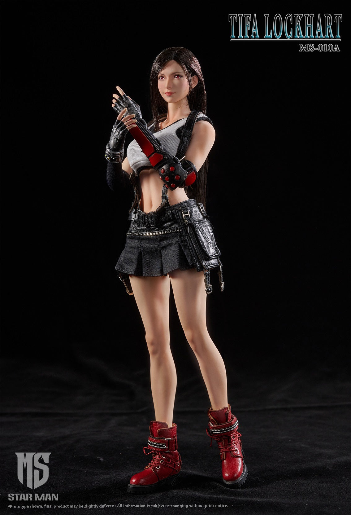 [PREORDER] Star Man MS-010A Realistic Tifa Lockhart Figure in White Tank Top