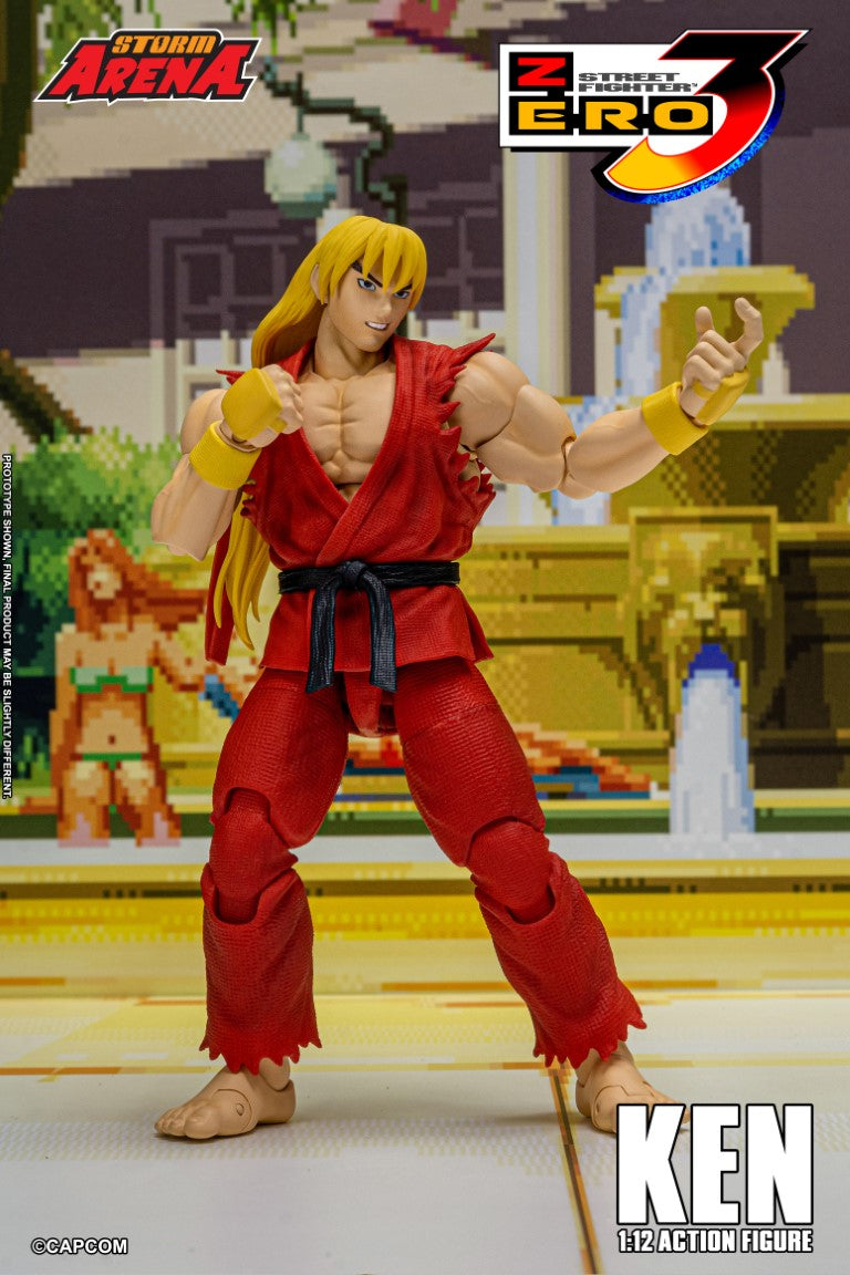 Pre - order Collectible Street Fighter Zero 3 Action Figure of Storm Arena Ken