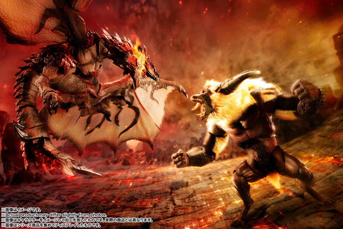 Bandai SH MonsterArts Action Figure - Fierce Rajang from Monster Hunter