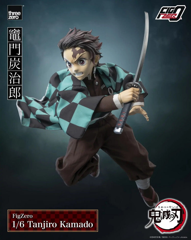 Preorder: 1/6 Scale Figzero Demon Slayer Tanjiro Kamado Action Figure