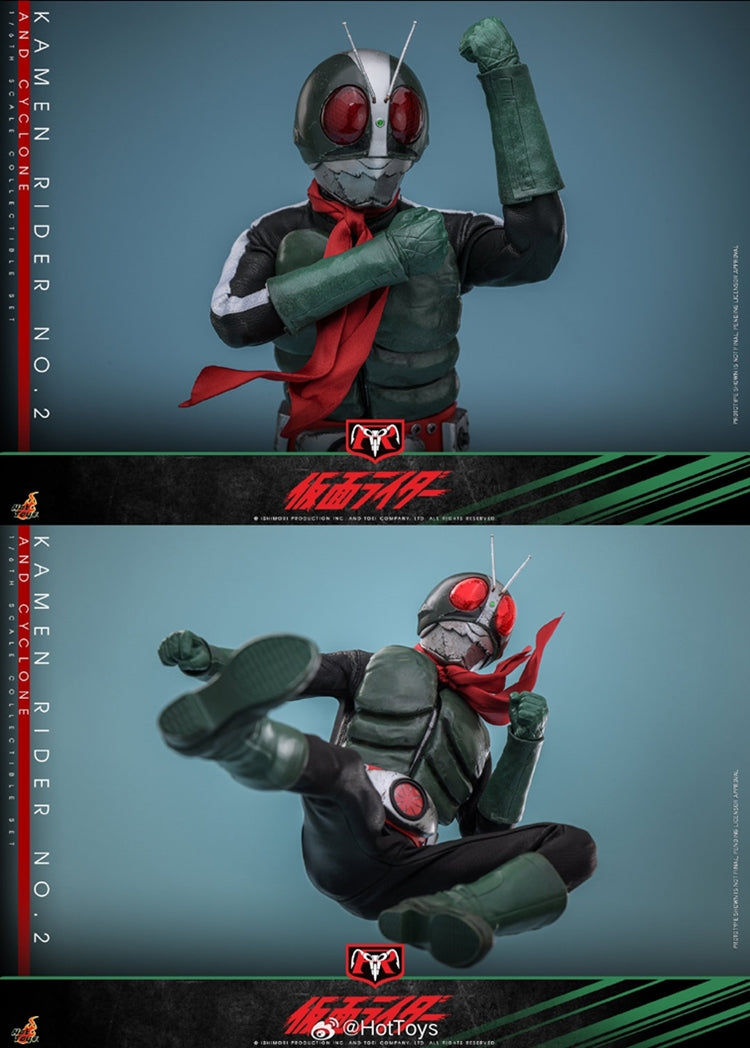 Preorder HotToys 1/6 Scale Kamen Rider Nigou with LED & Cyclone Motorcycle