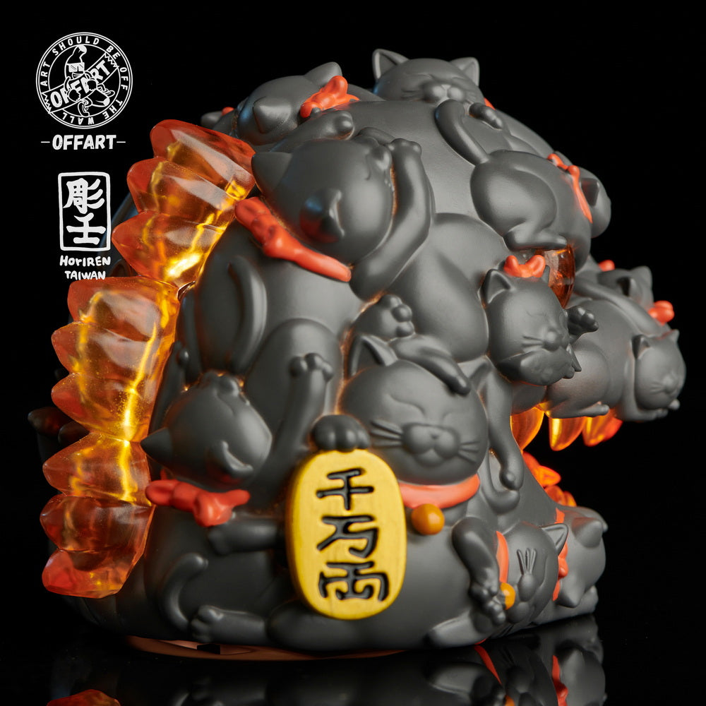 Pre - order Hundred Cats Red Lotus Lucky Mini Edition 5 - inch Vinyl Figure