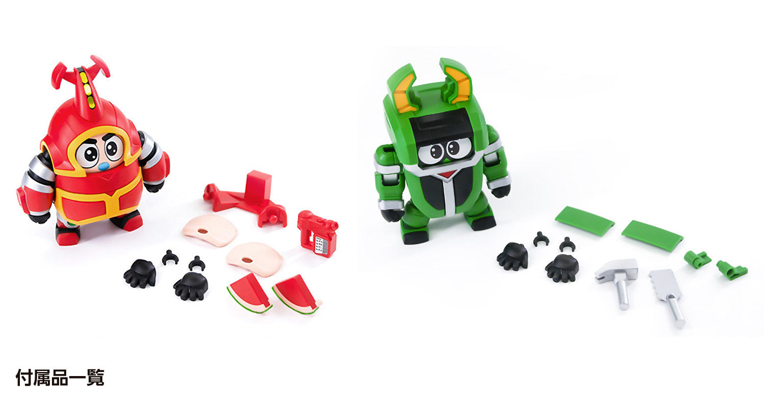 Assemble - Ready Kabutack and Kuwagiro High - Quality Plastic Model Set