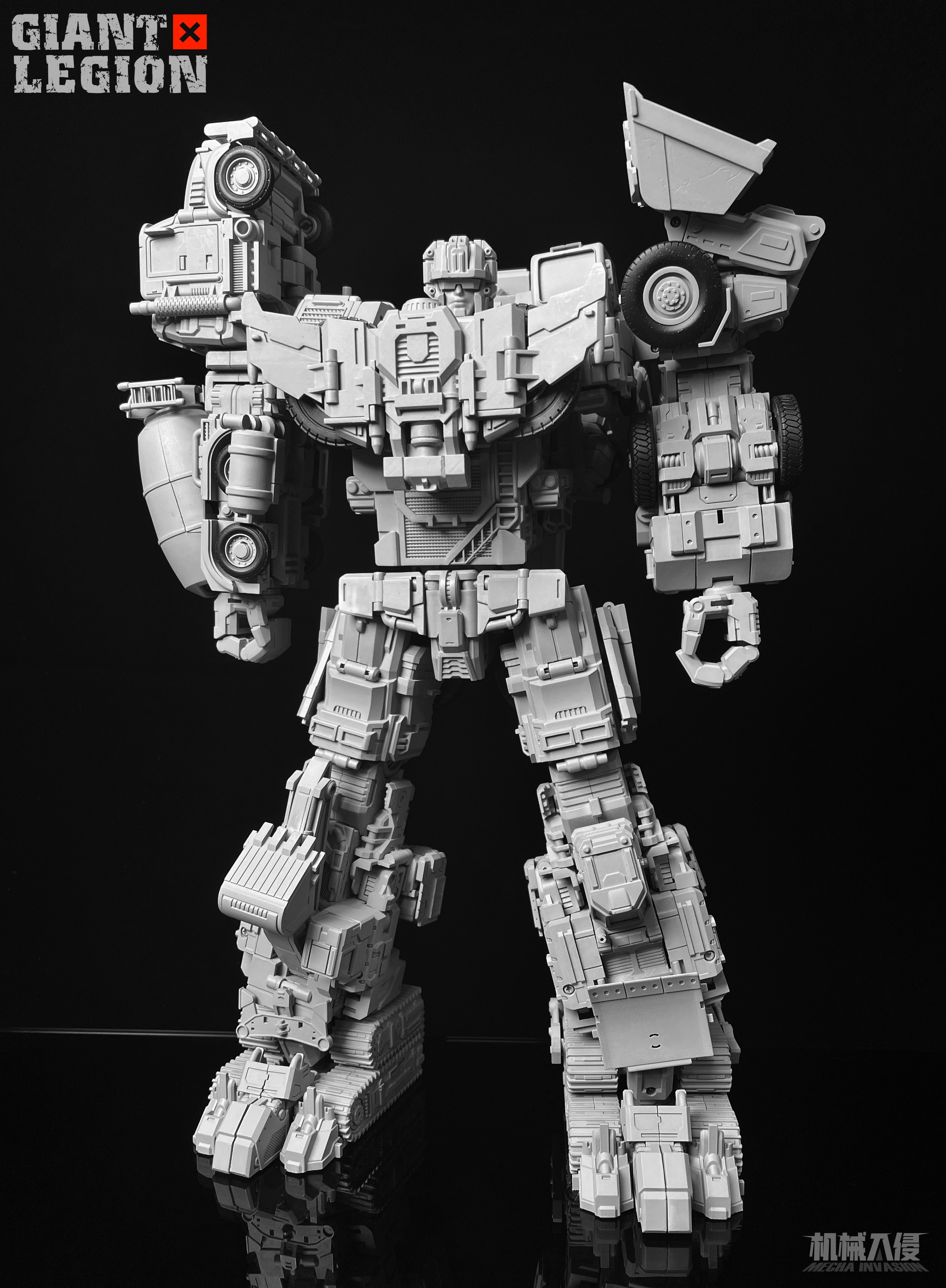 High - quality Mecha Invasion GLA - 01 Complete Set of Giant Legion Robots