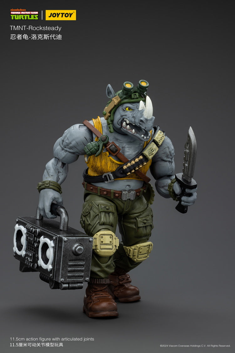 Pre - Order: 1/18 Scale Collectible Action Figure of JoyToy TMNT Rocksteady