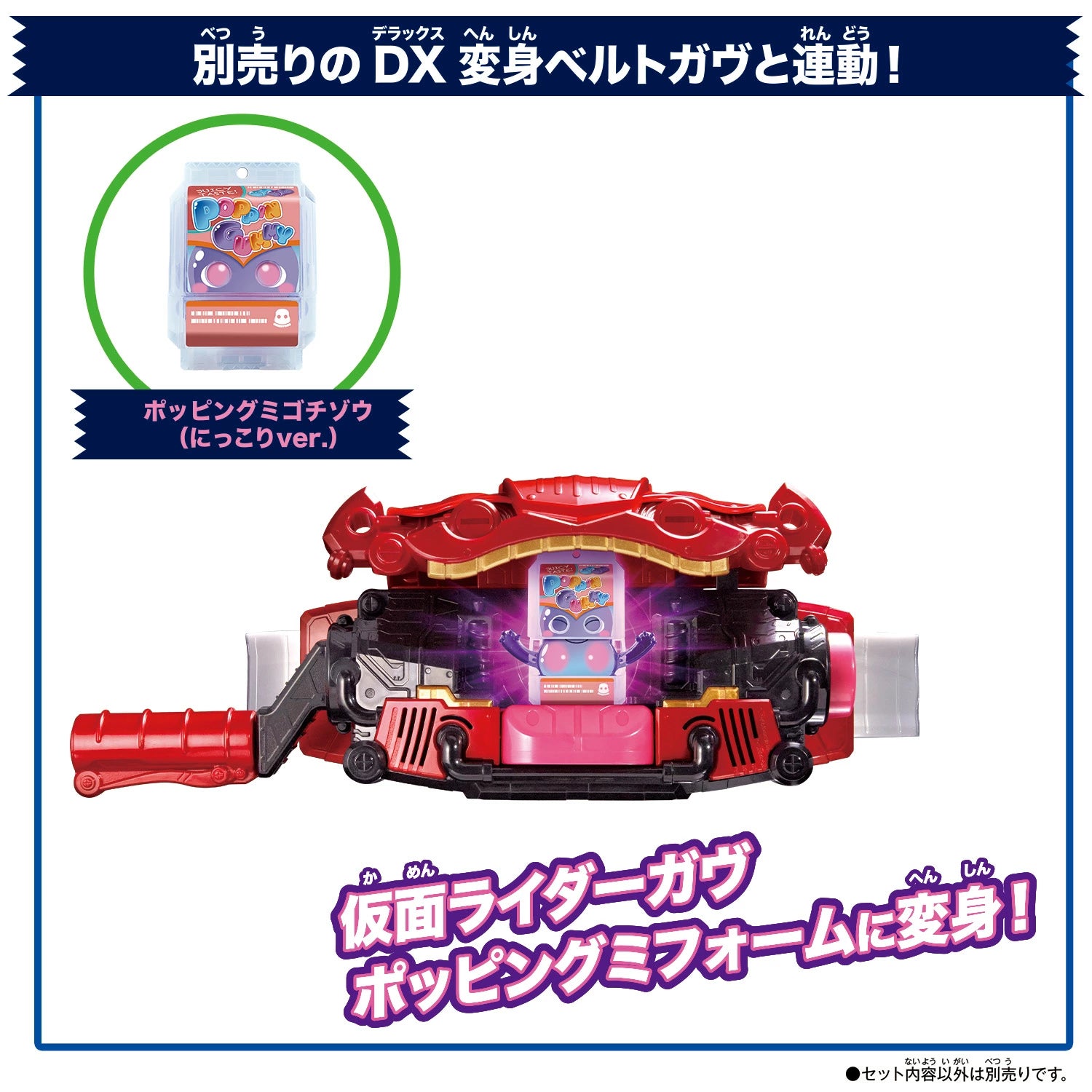 DX Rider Gochizo Series EX01 - 5 Unique Gochizo Set