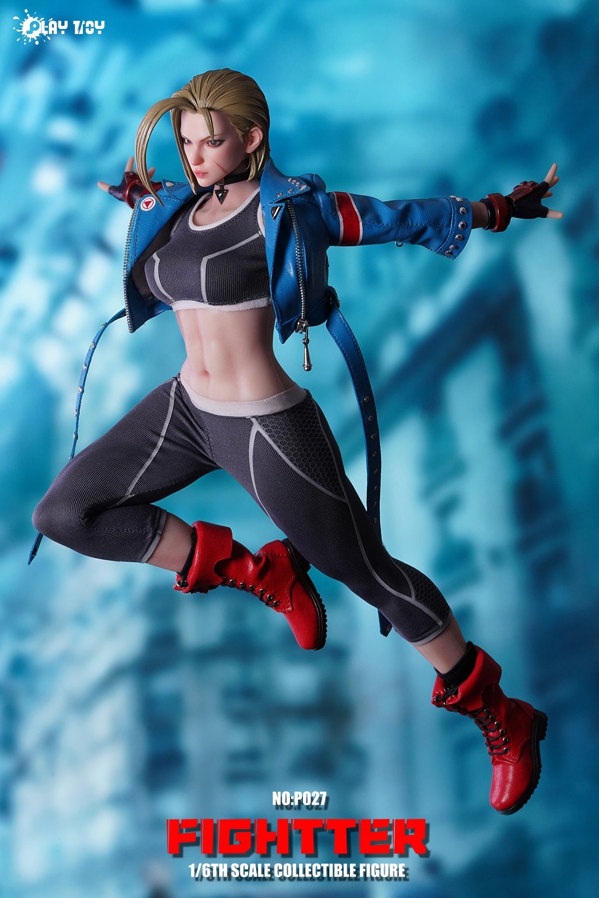 [PREORDER] 6th Gen PlayToy P027 - Poseable Fighting Female Warrior Action Figure