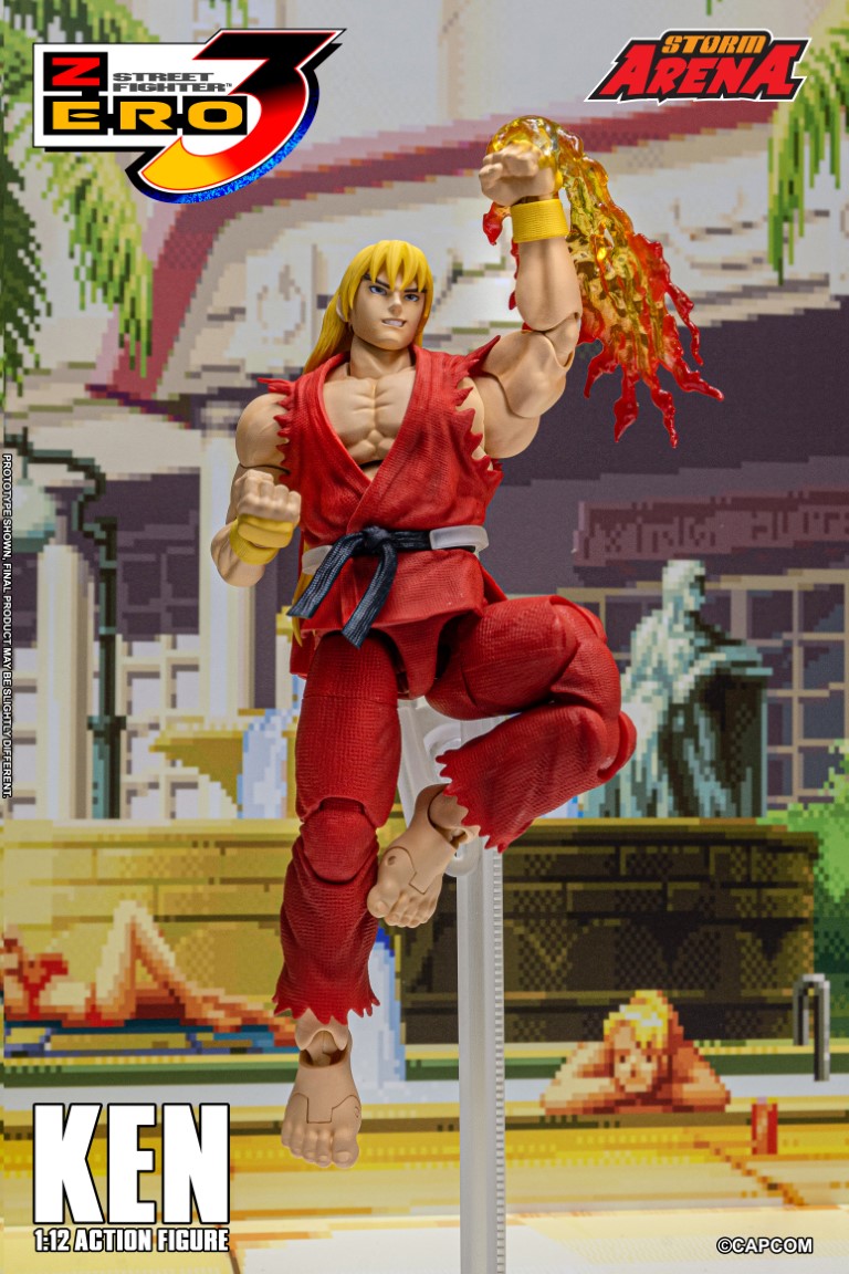 Pre - order Collectible Street Fighter Zero 3 Action Figure of Storm Arena Ken
