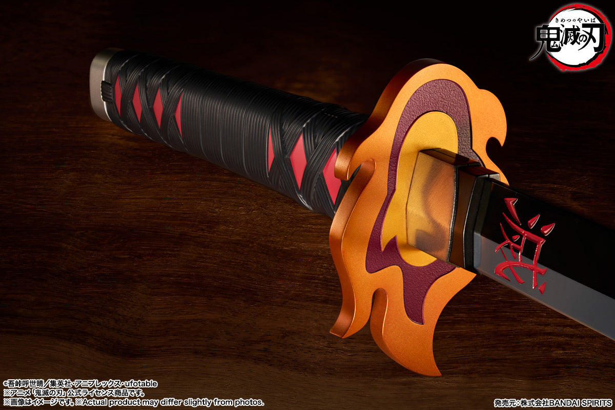Pre - order: Demon Slayer PROPLICA Nichirin Sword (Tanjiro Kamado) - Rengoku's Guard Version Replica Collectible