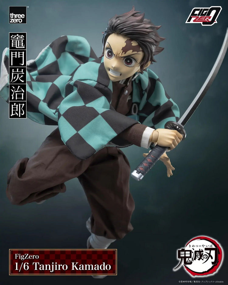 Preorder: 1/6 Scale Figzero Demon Slayer Tanjiro Kamado Action Figure