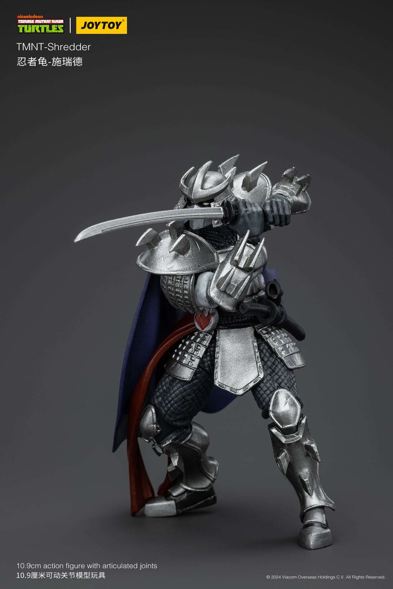 JoyToy 1/18 Scale Action Figure of Teenage Mutant Ninja Turtles' Shredder