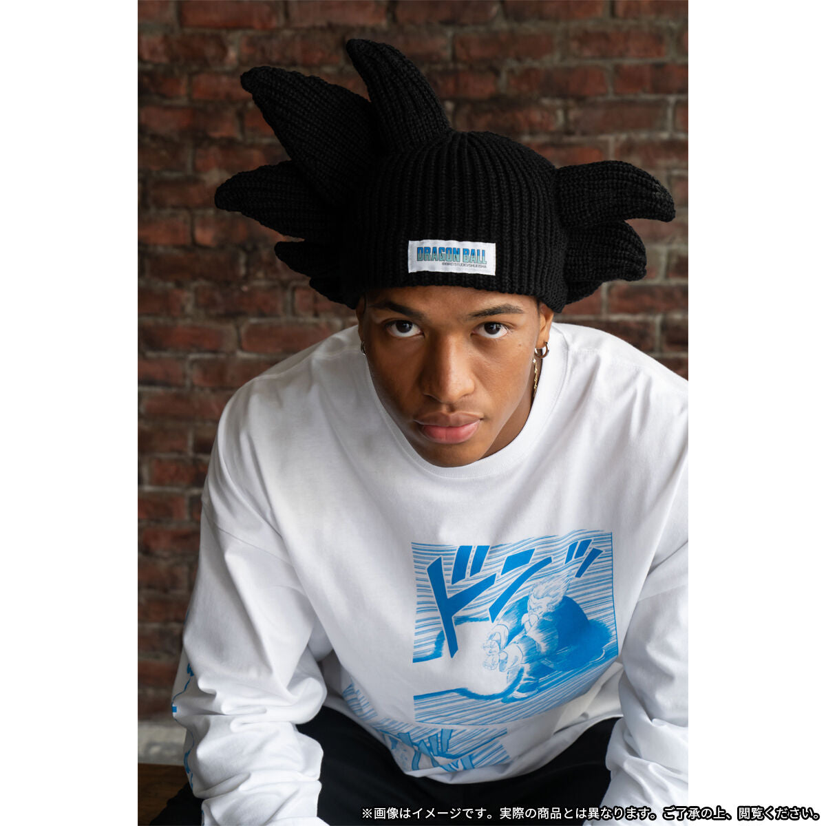 Stylish DragonBall - Inspired Goku Hair Design Beanie Cap for Head Warmth