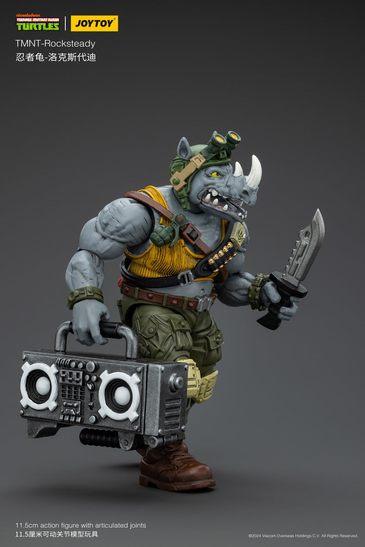 Pre - Order: 1/18 Scale Collectible Action Figure of JoyToy TMNT Rocksteady