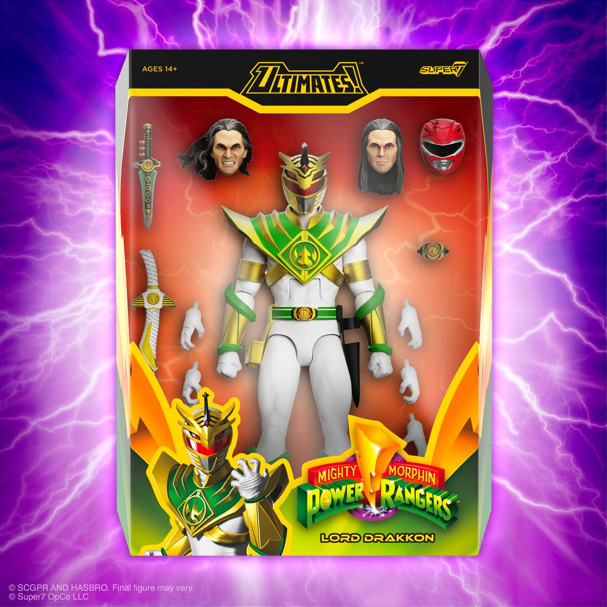 Mighty Morphin Power Rangers Ultimates! Collectible Action Figure - Evil Lord Drakkon