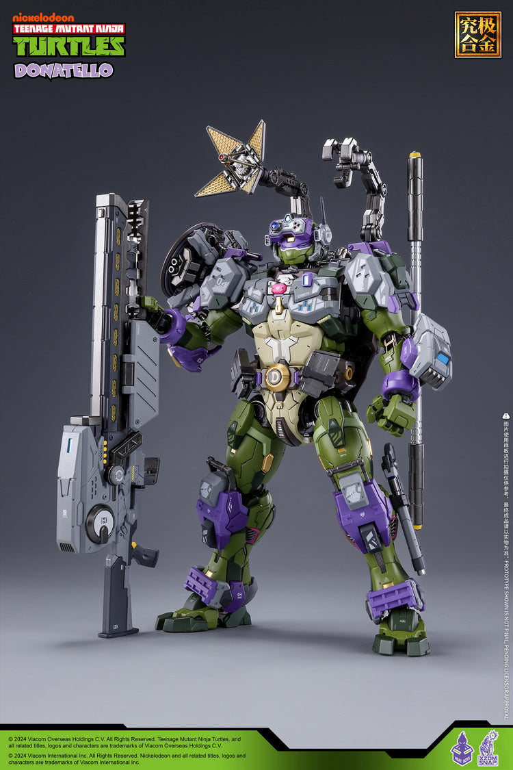 Heatboys TMNT HB0015 Donatello Mecha with Innovative Shell - Ejecting Sniper