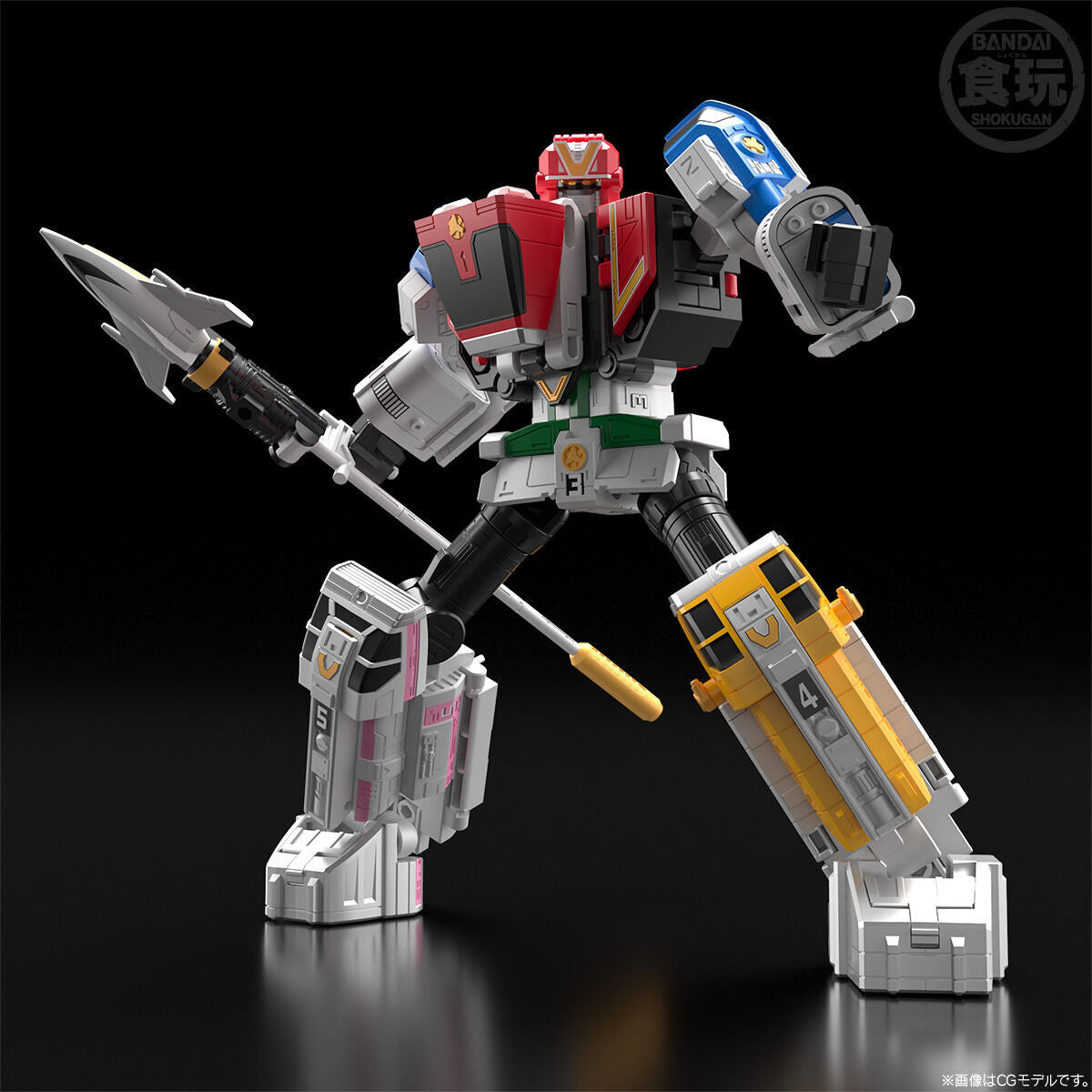 SMP GoGo V Victory Mars Model Kit - Build and Combine 5 Vehicles