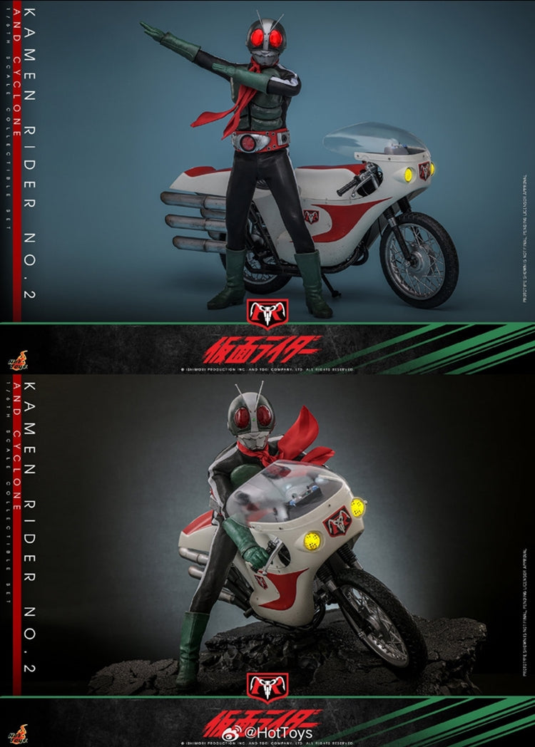 Preorder HotToys 1/6 Scale Kamen Rider Nigou with LED & Cyclone Motorcycle