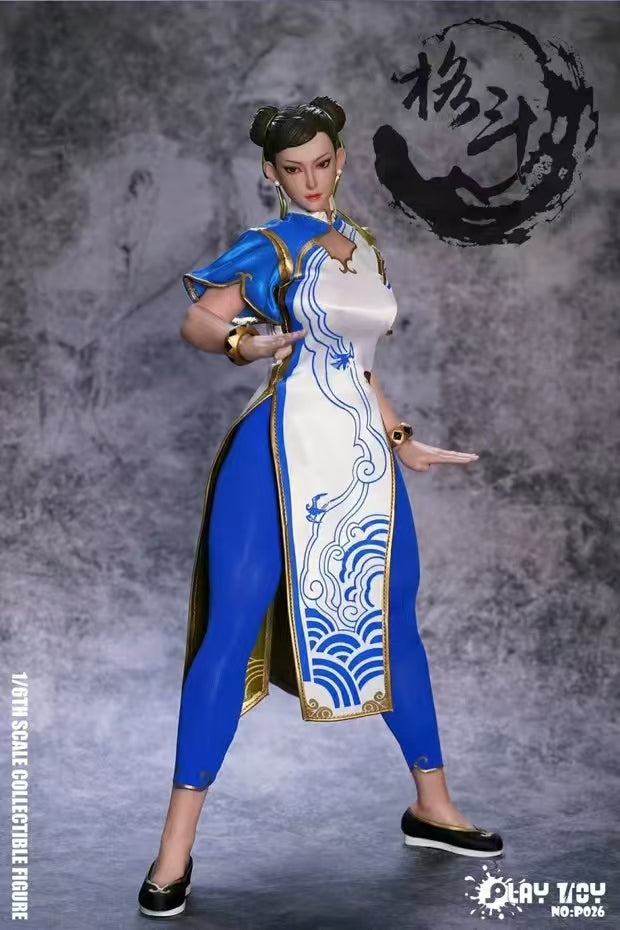 Preorder - 1/6 Scale 6th Gen Chun - Li Playtoy P026 Action Figure