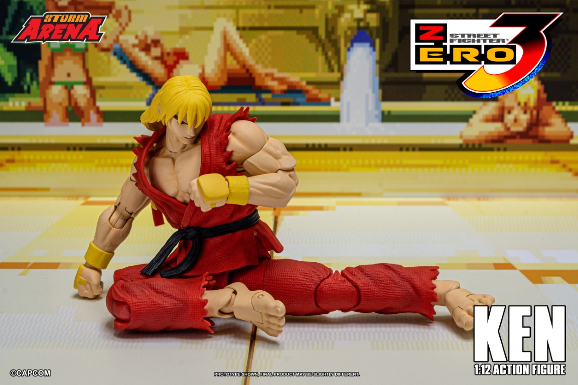 Pre - order Collectible Street Fighter Zero 3 Action Figure of Storm Arena Ken