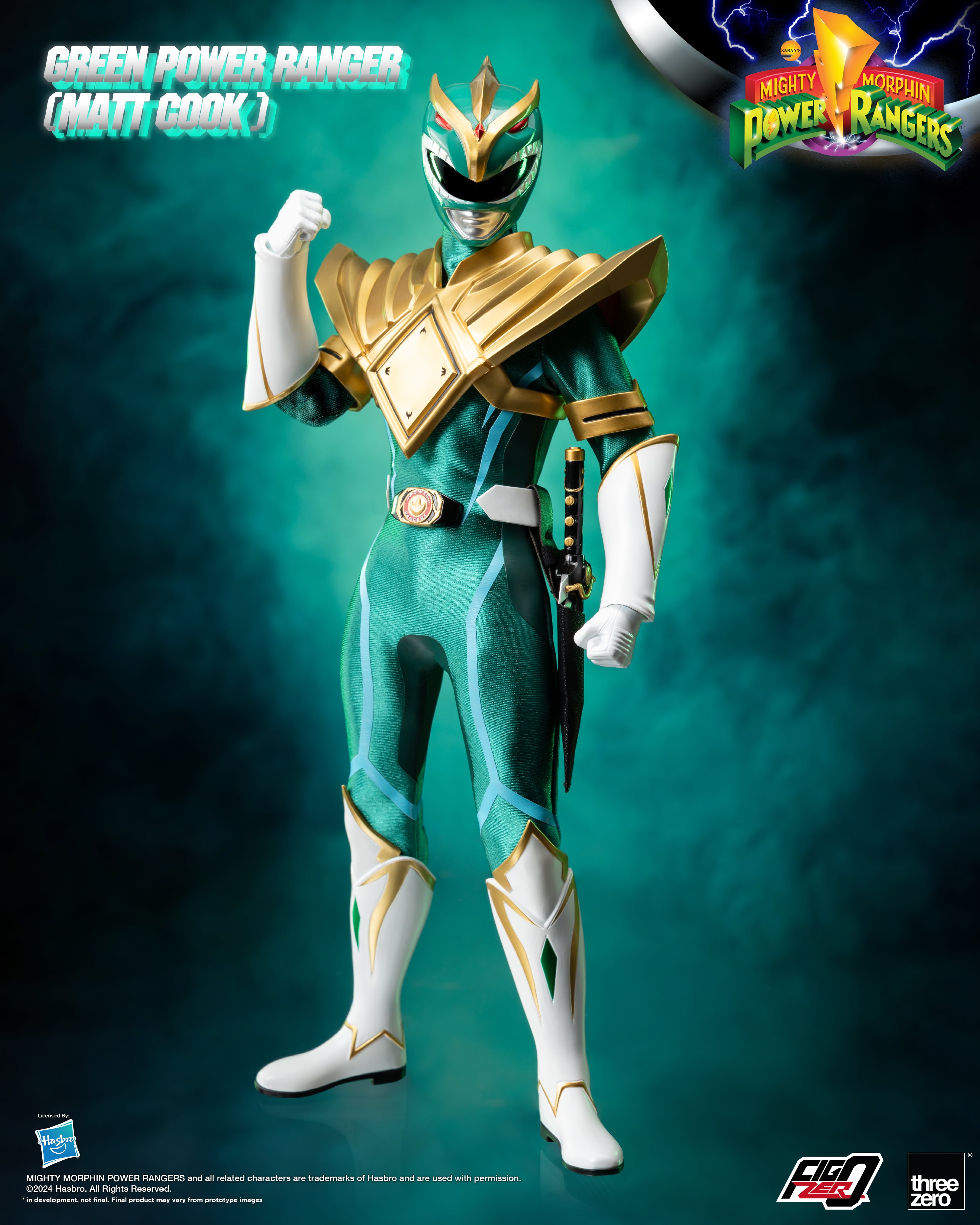 FigZero 1/6 Scale Mighty Morphin Green Ranger Matt Cook Version Toy