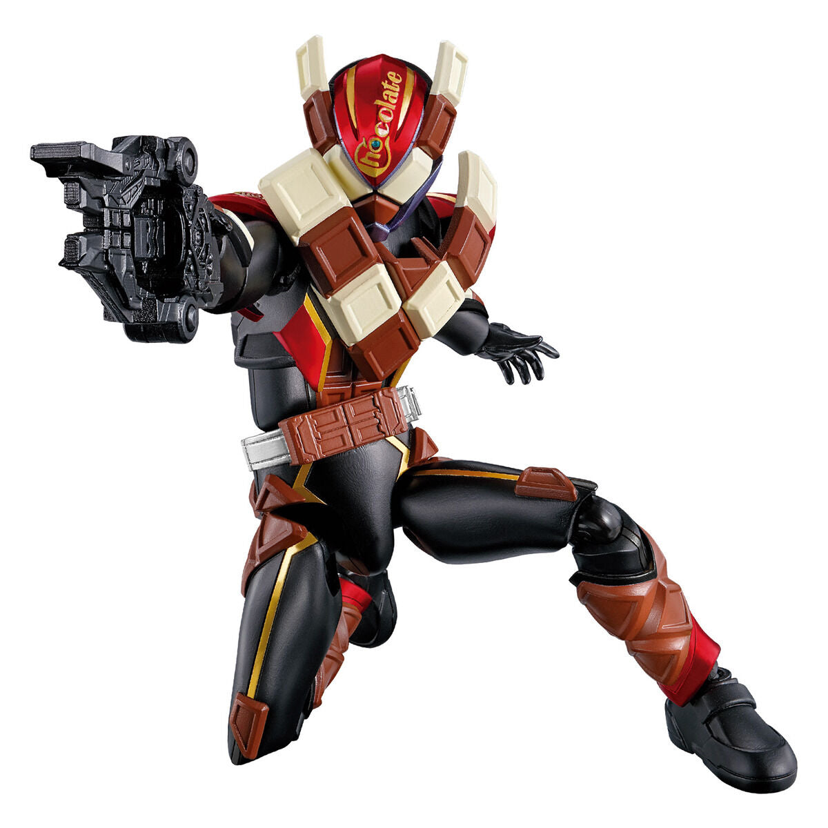 Highly Poseable Kamen Rider Valen Chocodon Form Action Figure