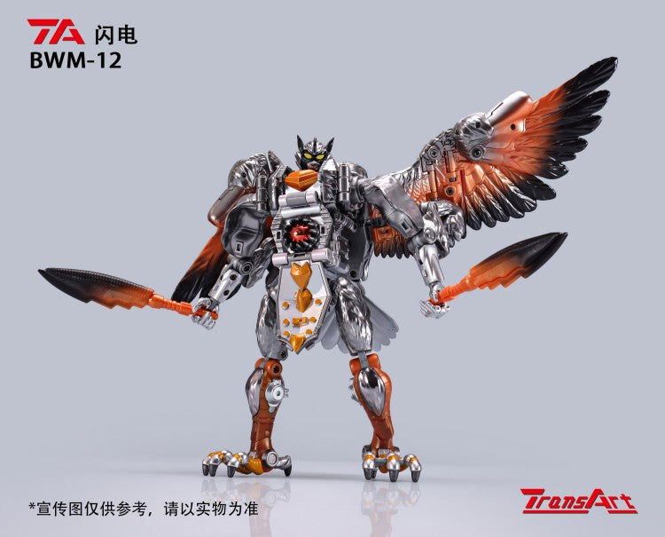 TransArt BWM-12 Lightning: Adult-Collector's Transformable Robot to Winged Wolf Toy