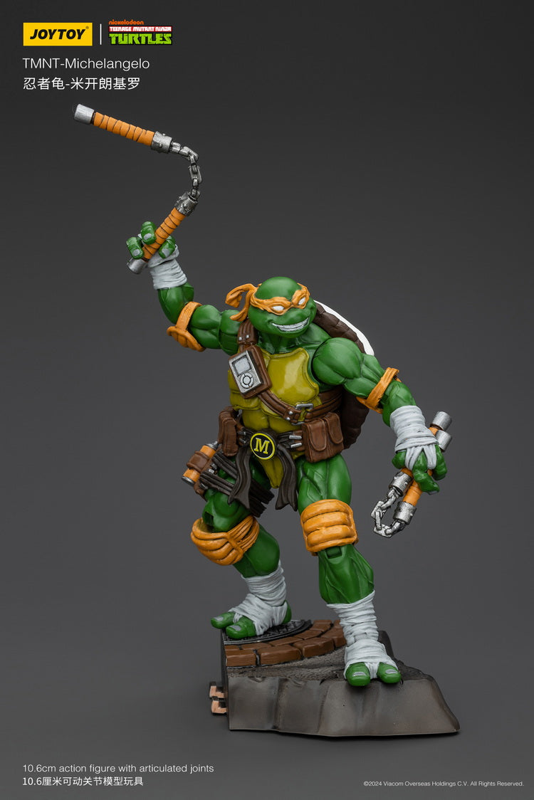 [PREORDER] 1/18 Scale JoyToy Teenage Mutant Ninja Turtles Michelangelo Action Figure