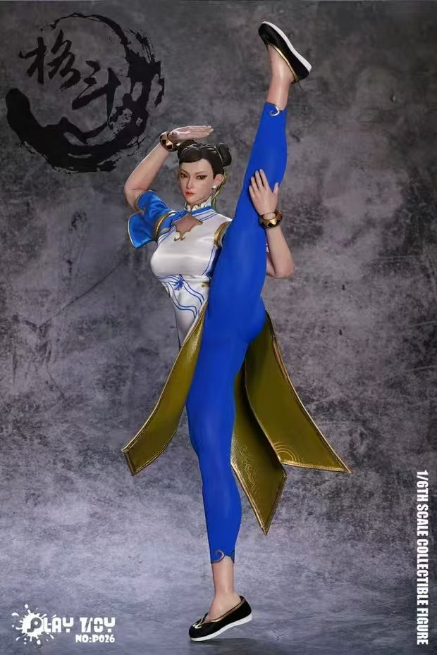 Preorder - 1/6 Scale 6th Gen Chun - Li Playtoy P026 Action Figure
