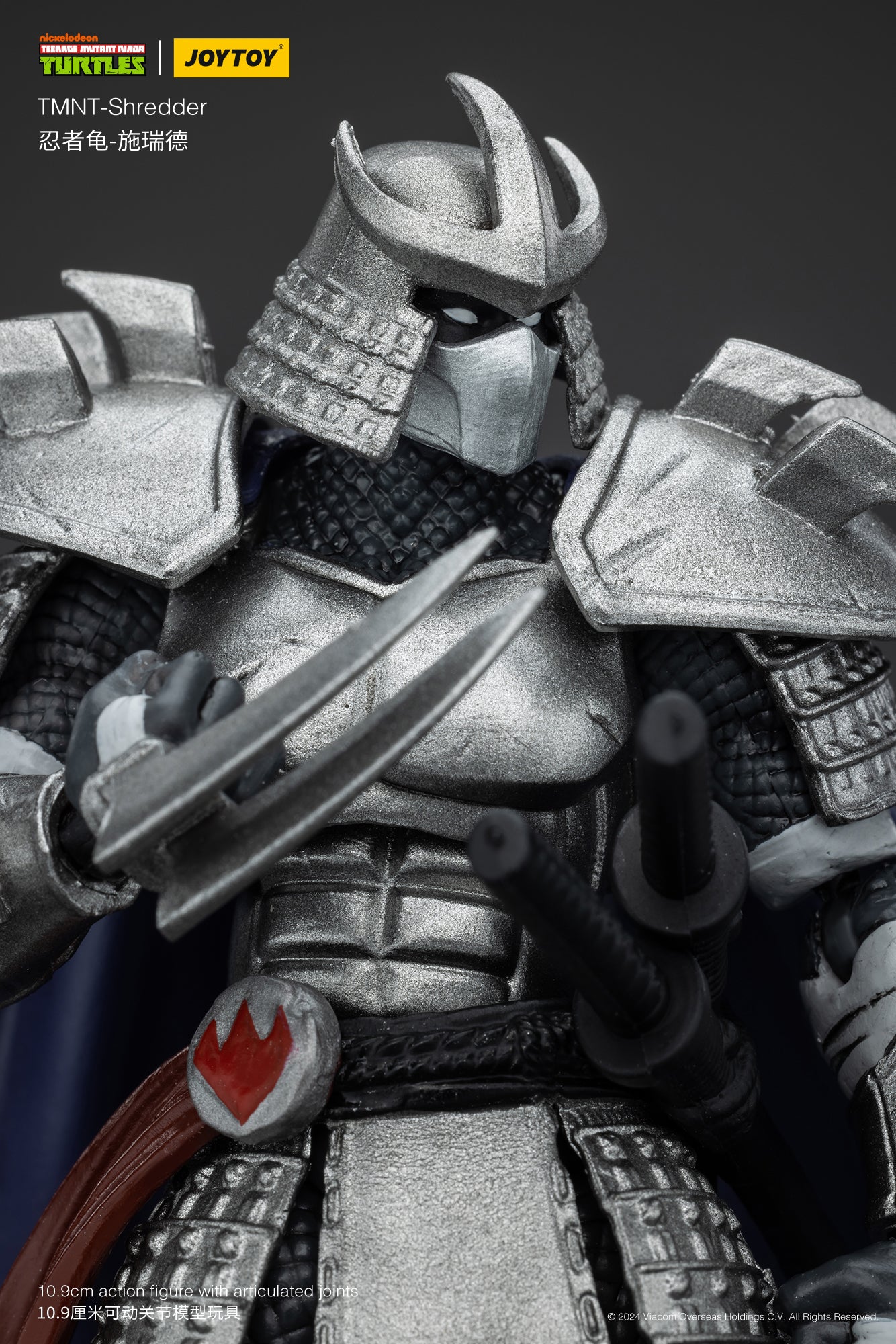 JoyToy 1/18 Scale Action Figure of Teenage Mutant Ninja Turtles' Shredder