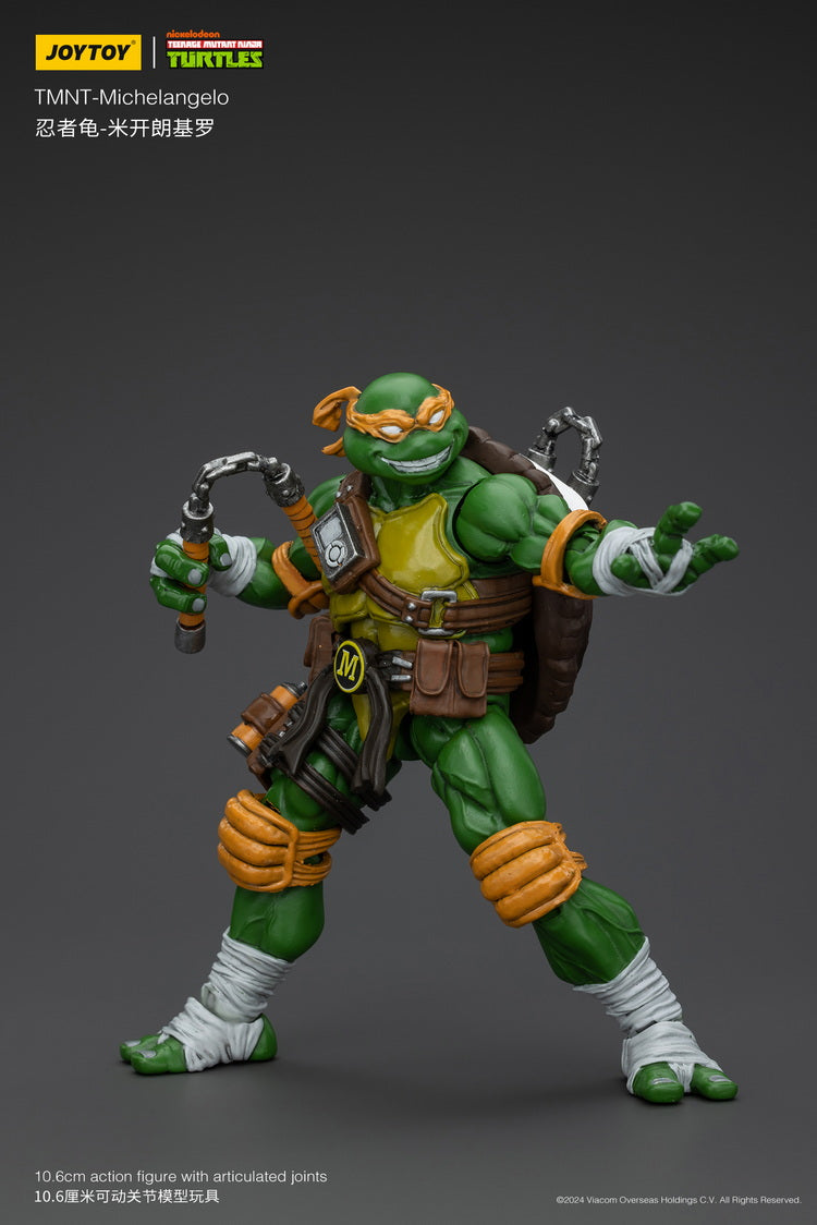 [PREORDER] 1/18 Scale JoyToy Teenage Mutant Ninja Turtles Michelangelo Action Figure